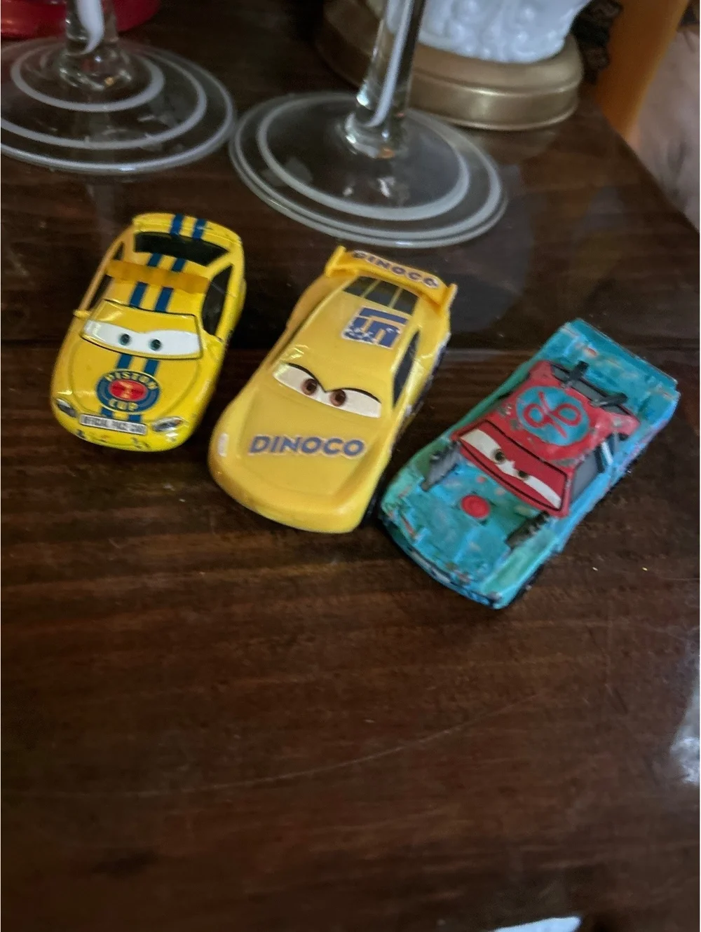 Disney Pixar Cars Diecast - plastic Toy Cars - Set of 3